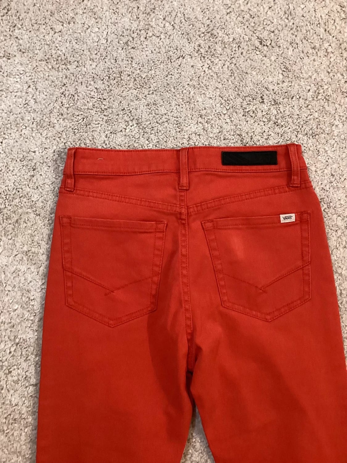 Jeans Vans Rouge - Taille XXS