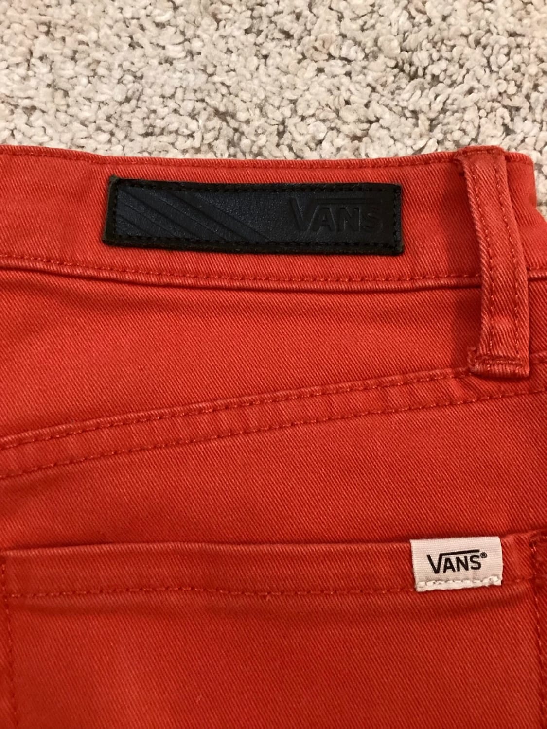Jeans Vans Rouge - Taille XXS