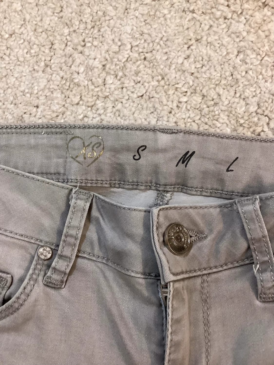 Jeans Liu Jo Gris - Taille XS