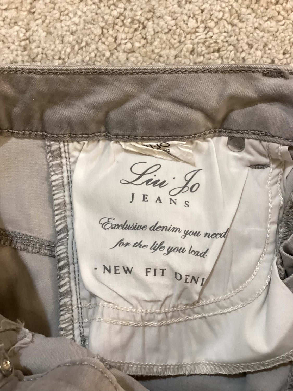 Jeans Liu Jo Gris - Taille XS