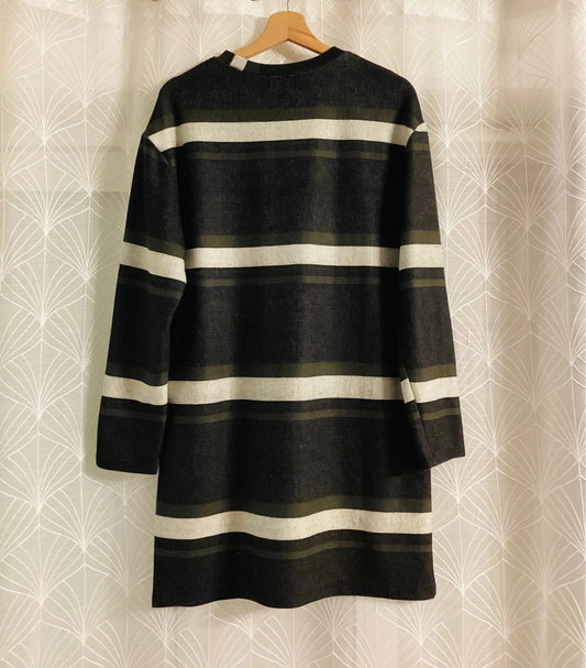 Robe Zara Trafaluc Kaki/Noir - M
