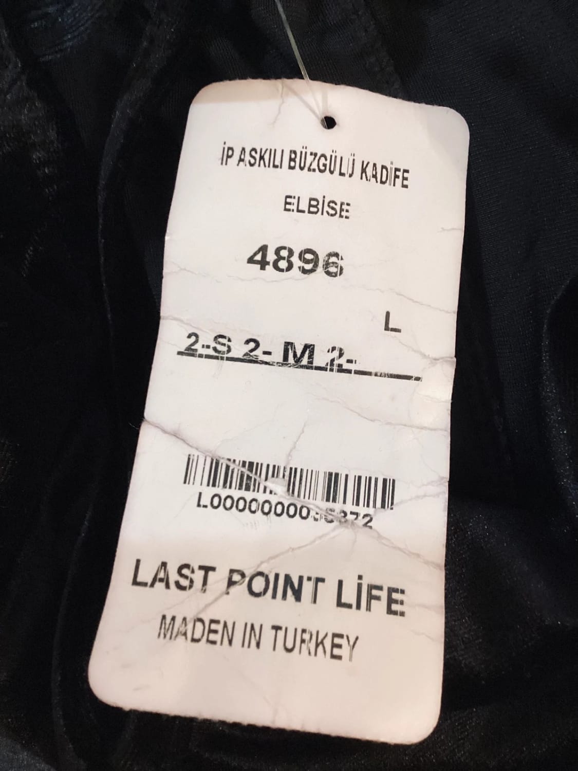 Robe Last Point Life Noire - Taille M/L