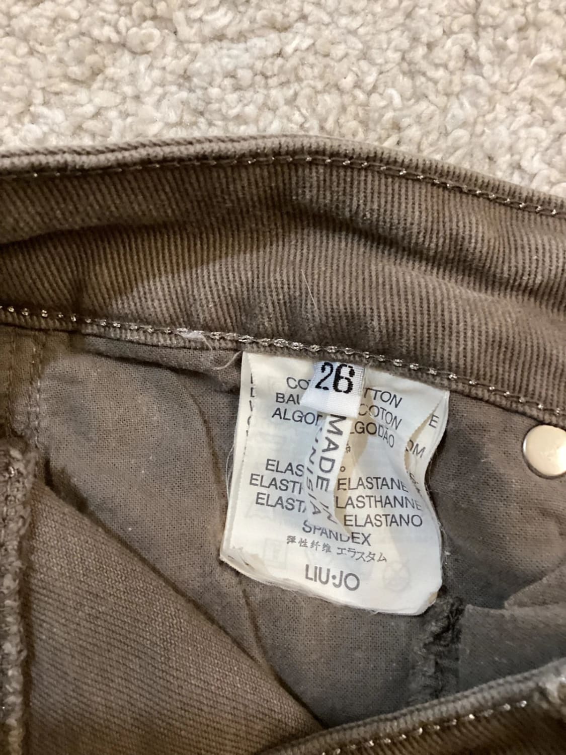 Jeans Liu Jo Marron - Taille XS