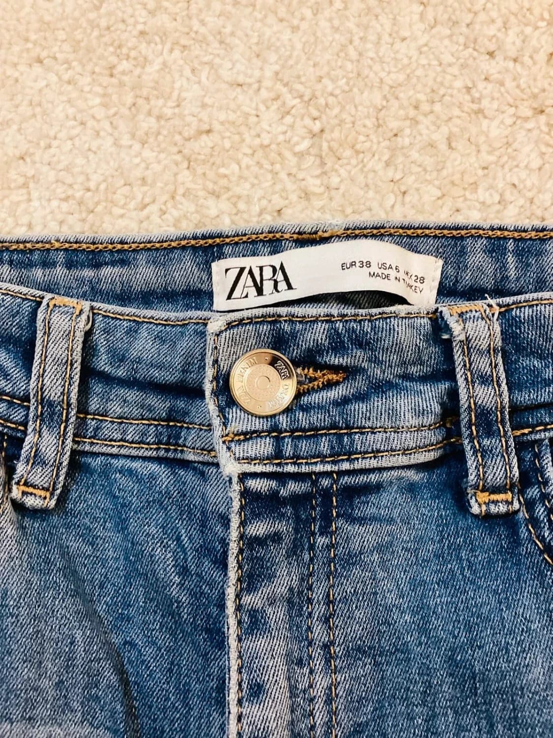 Jeans Zara USA6 - Taille 38