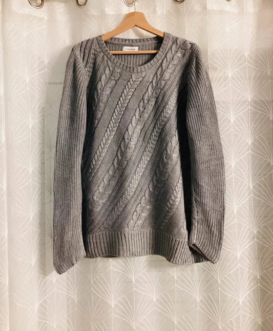 Pull Calvin Klein M Homme à Cable 🧶