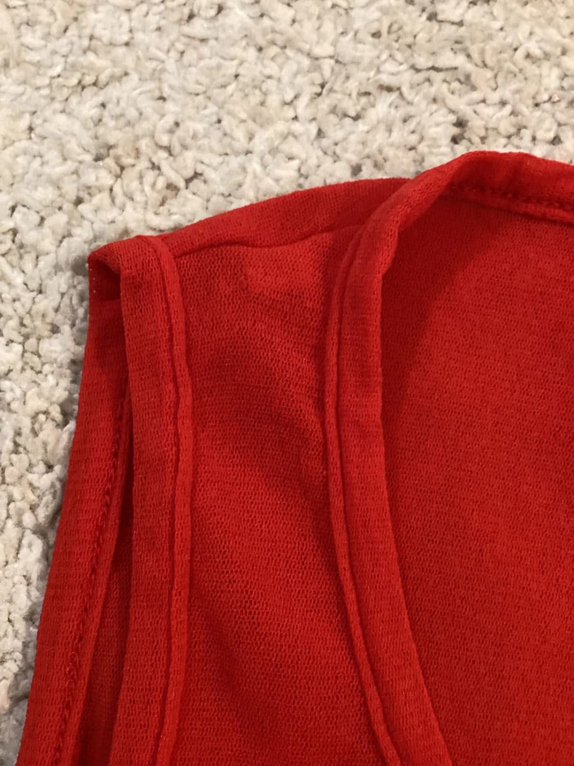 Débardeur - XXXS - Bon État Femme - Rouge