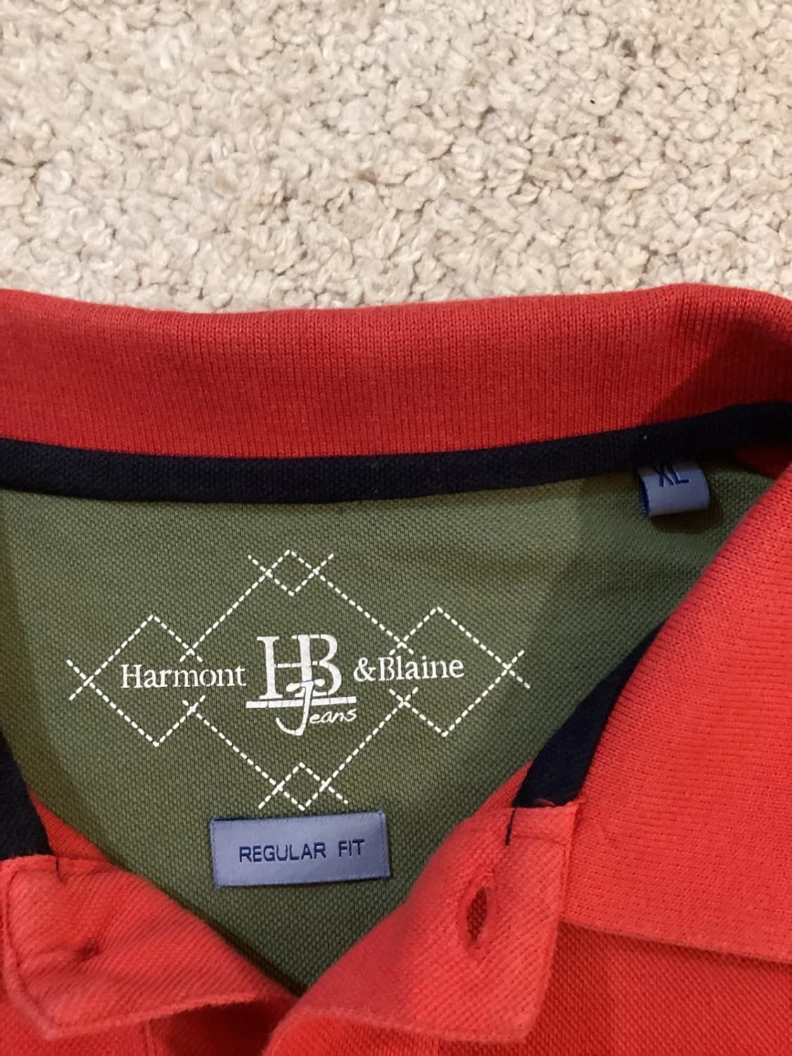 Polo Harmont&Blaine Rouge - Taille XL
