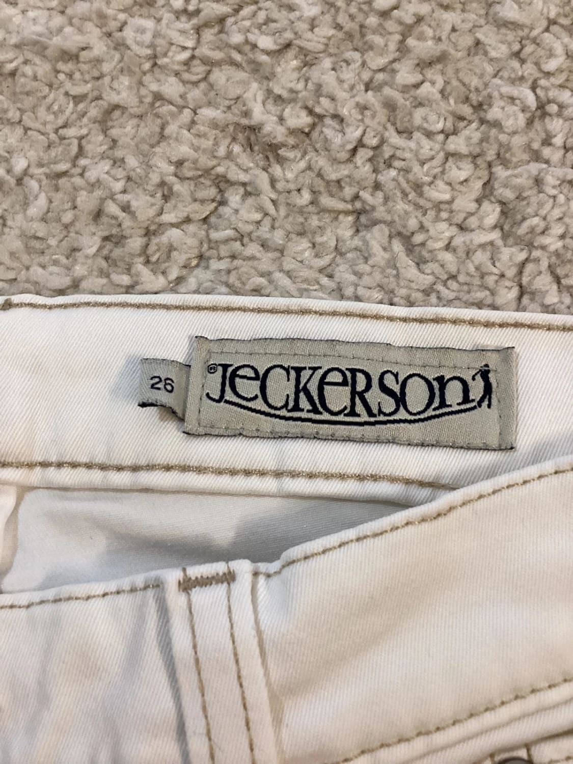 Jeans Jeckerson Blanc - Taille W26