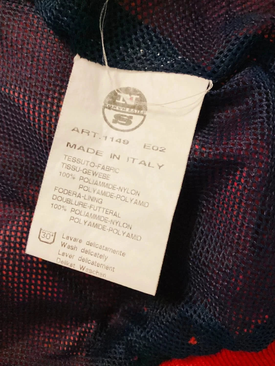 🧥 Imperméable North&Sails XS en très bon état homme rouge