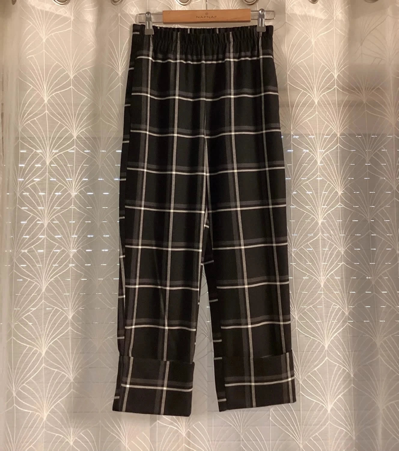 Pantalon Zara XS Noir & Gris