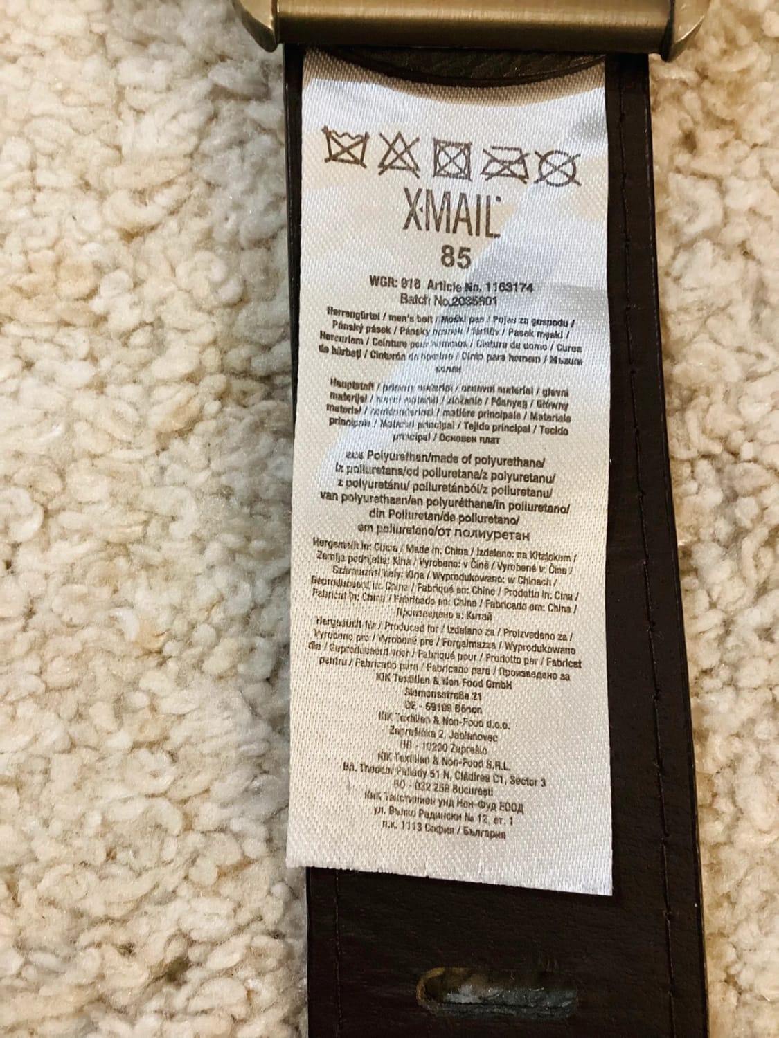 Ceinture X-Mail - Très Bon État Femme