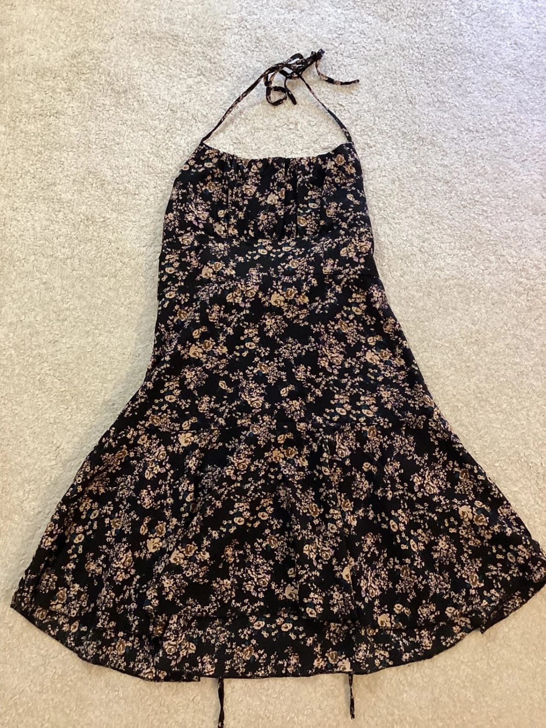 Robe Noir/Marron - XS