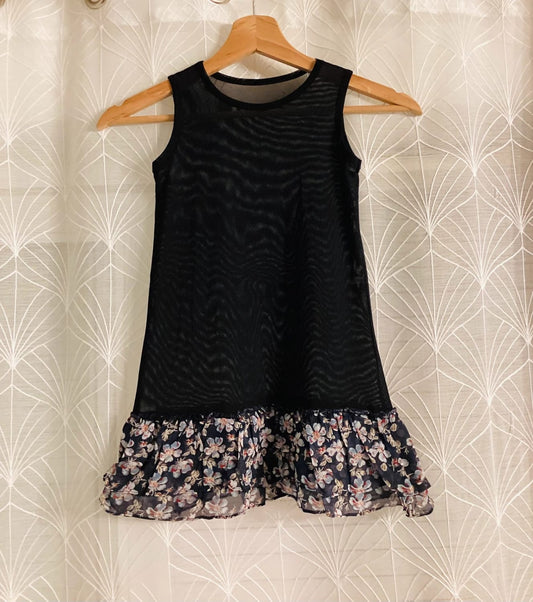Robe 4A Noir et Violet - Fille