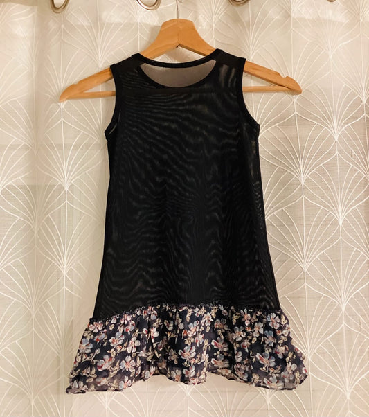Robe 4A Noir et Violet - Fille