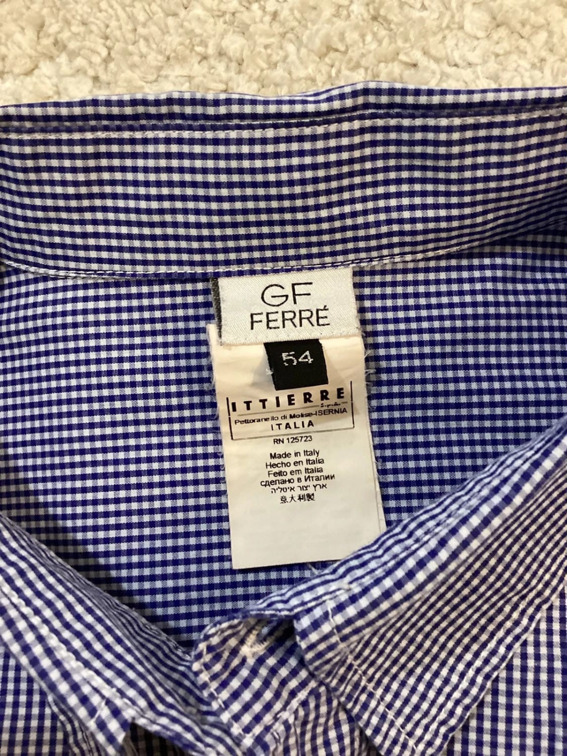 Chemise GF Ferré - IT54 - Très Bon État Homme