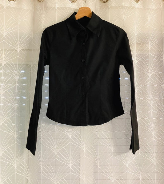 🖤 Chemise Noire - Femme S