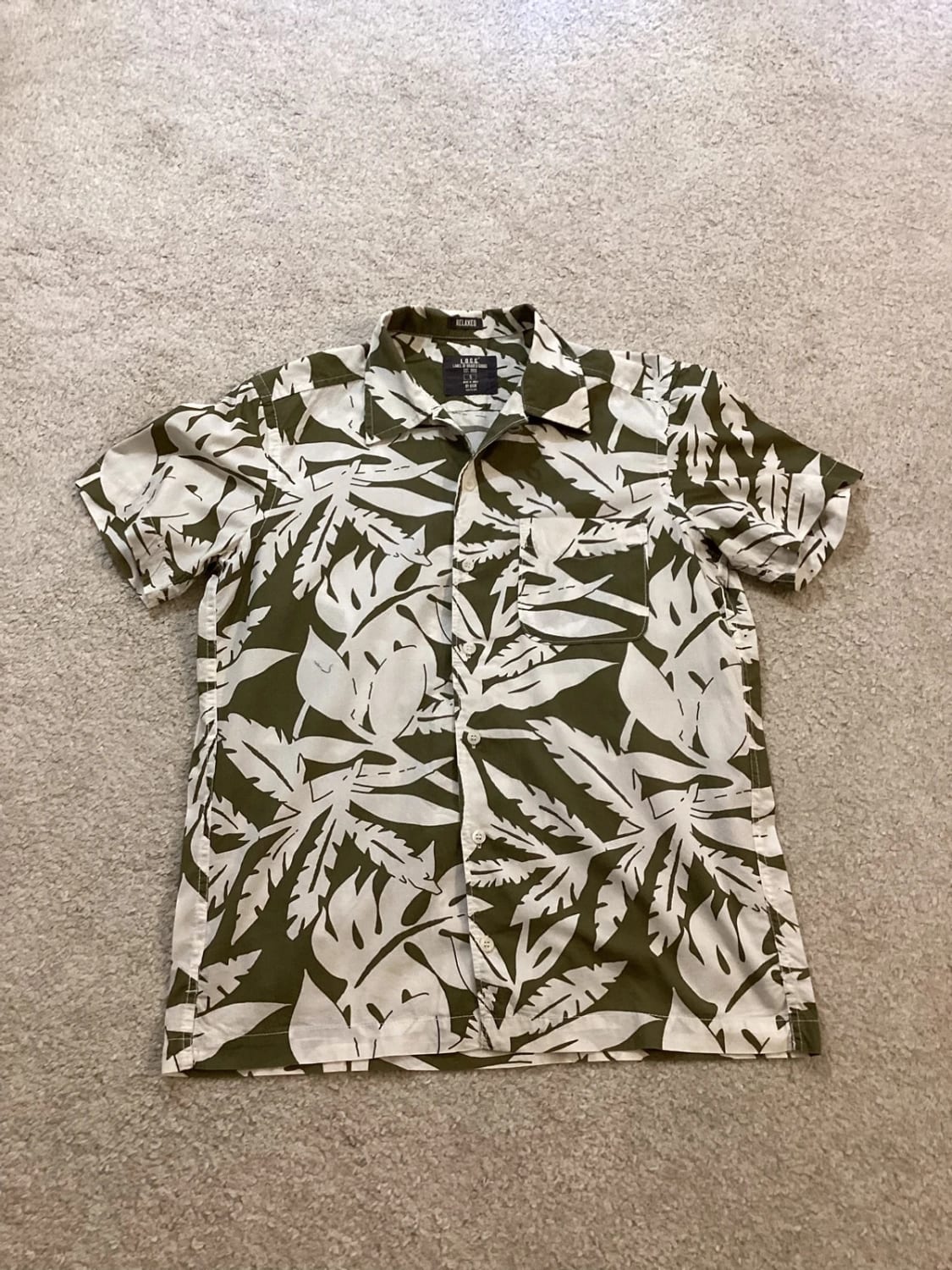 🍂 Camisa L.O.G.G. - Hombre S