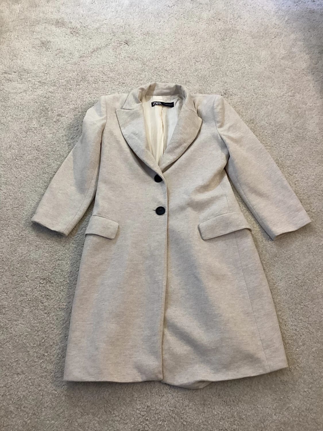 🧥 Manteau Beige Zara - Femme M