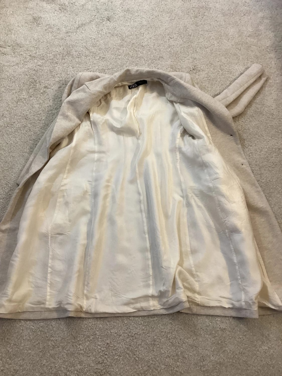 🧥 Manteau Beige Zara - Femme M