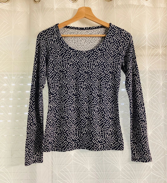 Mallette Femme Marine & Blanc - Taille M