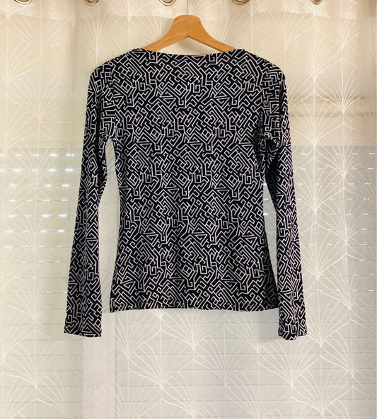 Mallette Femme Marine & Blanc - Taille M