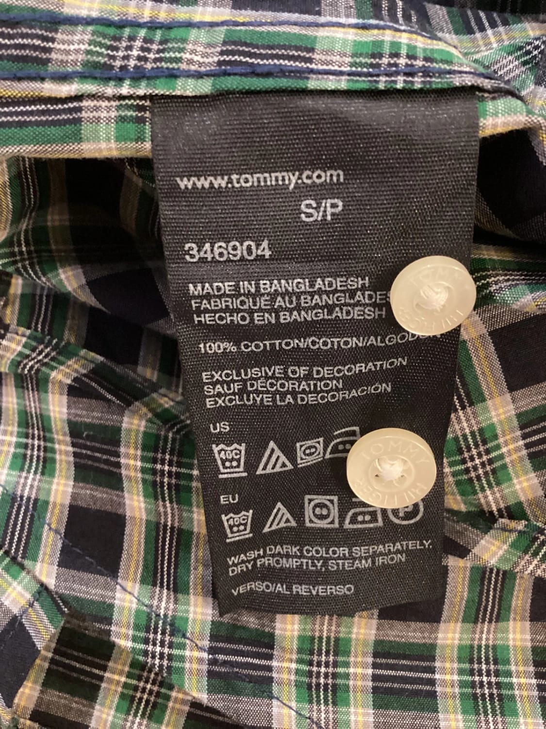 🖤 Chemise Tommy Hilfiger - Homme S