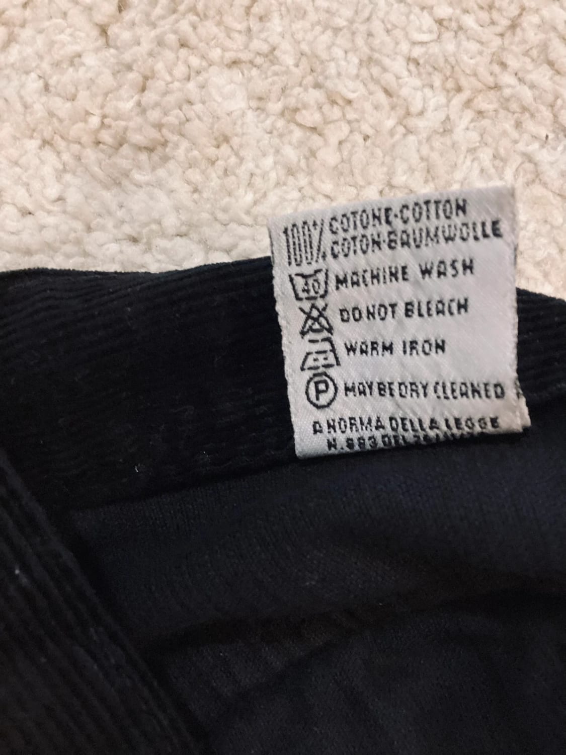 Pantalon WPM Noir - Taille W26