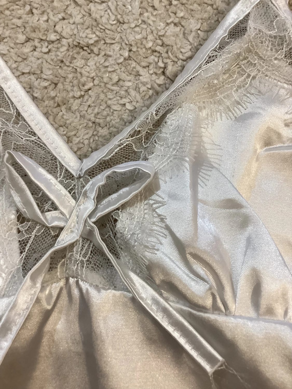 Robe de Nuit Blanche - Taille S