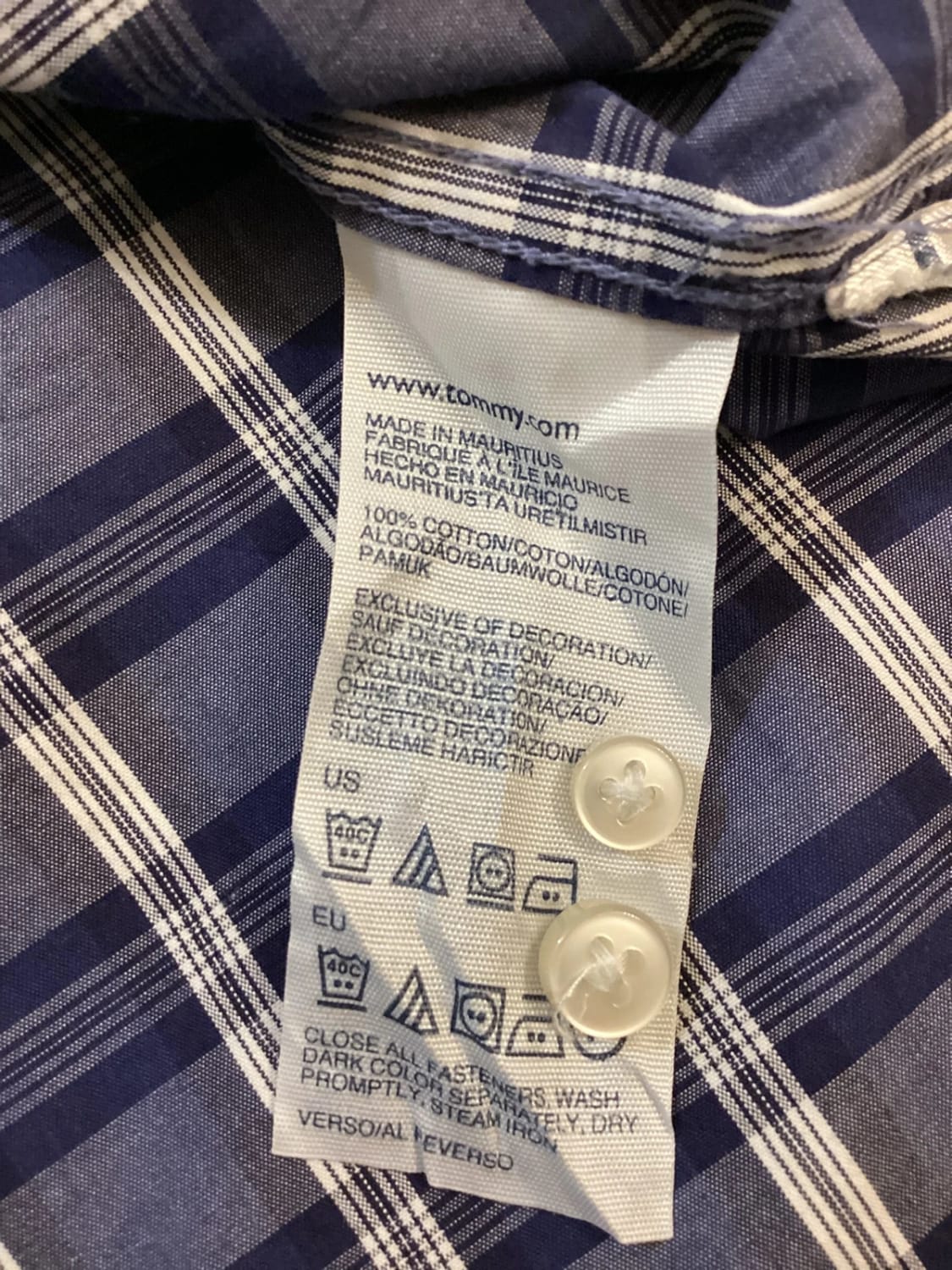 📏 Camicia Tommy Hilfiger - Uomo S/P