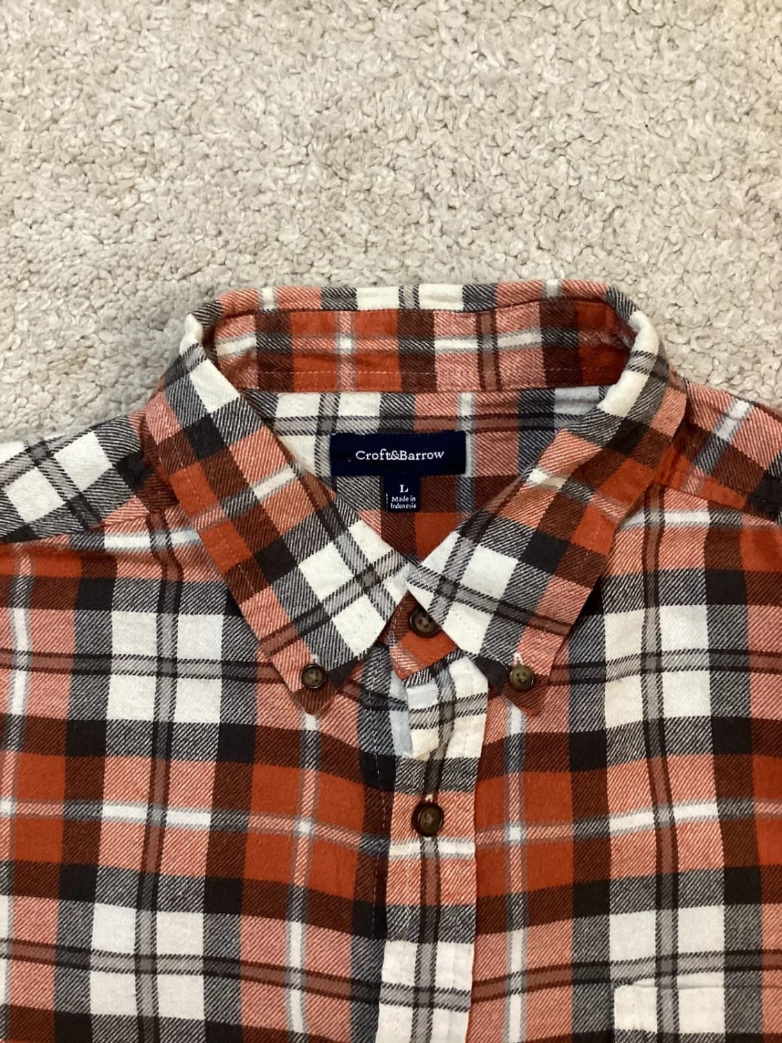 🍀 Chemise Croft&Barrow - Homme L