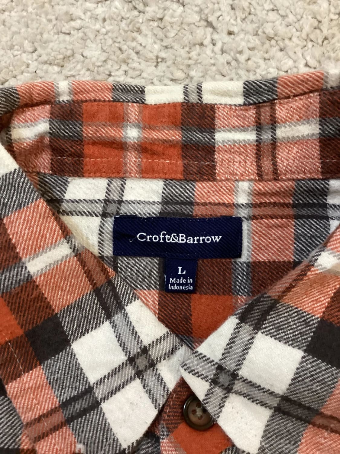 🍀 Chemise Croft&Barrow - Homme L