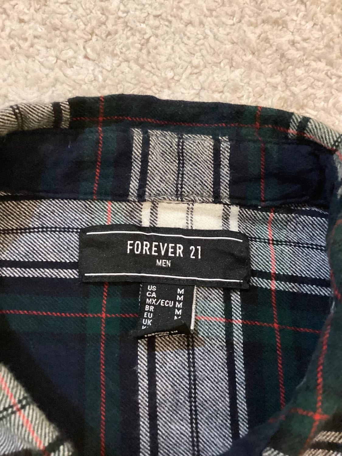 🌲 Chemise Forever 21 - Homme M
