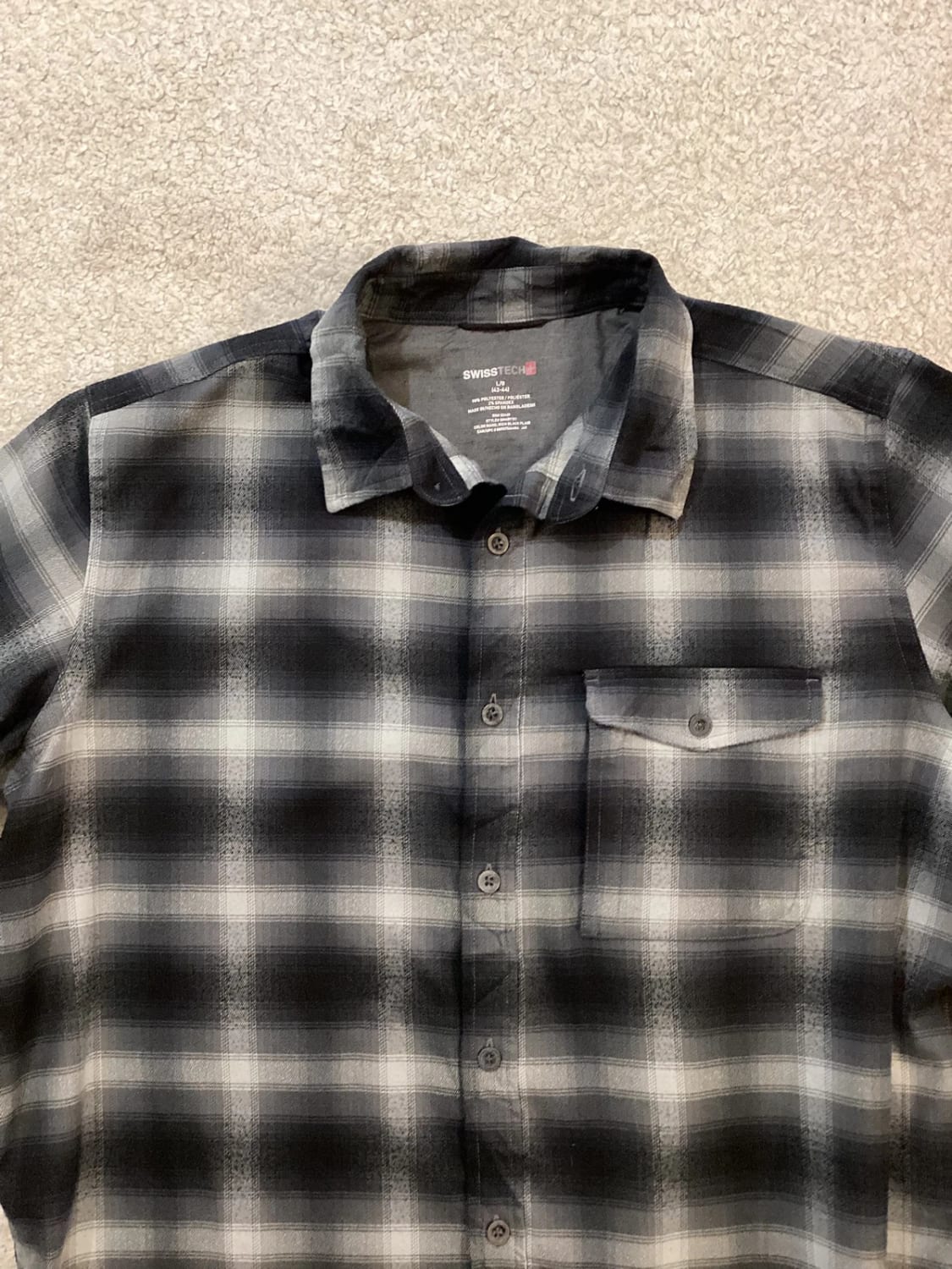 🍂 Chemise Swisstech - Homme L/G