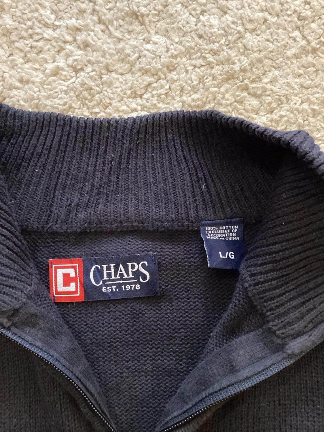 🌌 Sweat Pull Chaps LG - Très Bon État