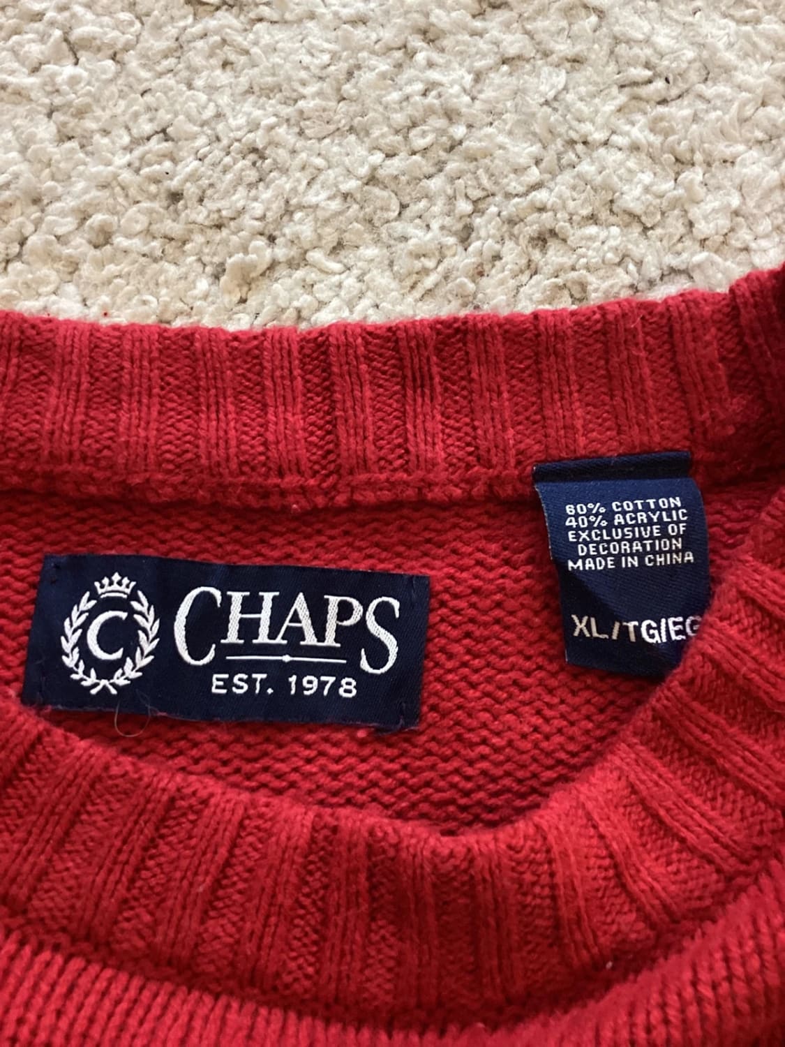 Sweat Chaps XLTG - Très Bon État