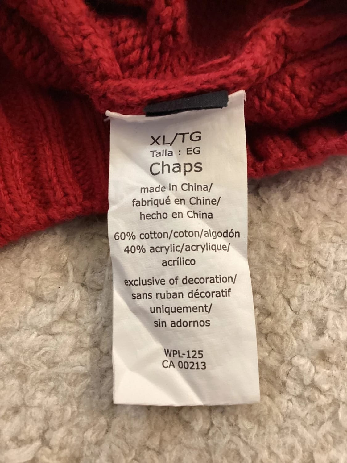 Sweat Chaps XLTG - Très Bon État