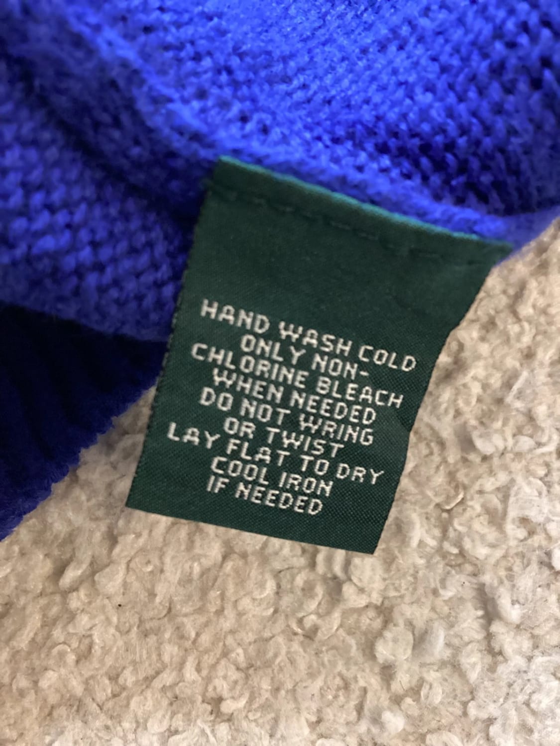 Sweat à Col Roulé Ralph Lauren - Bleu - Taille XL