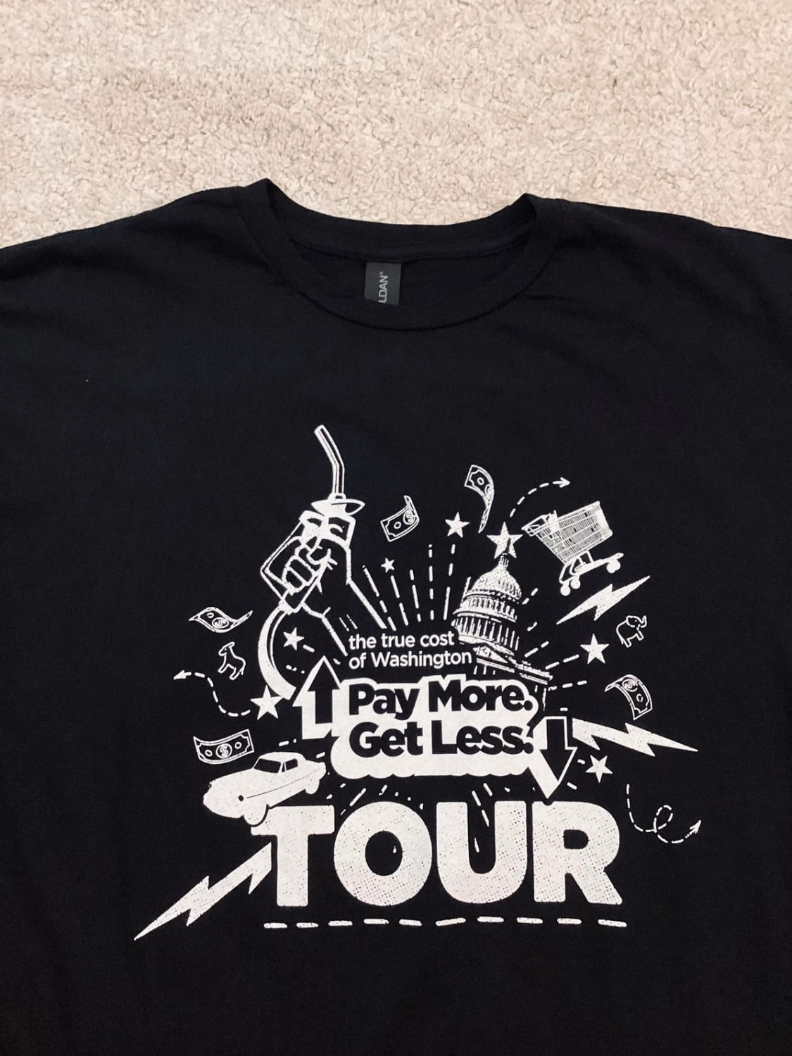 T-shirt Gildan XLTG - Très Bon État