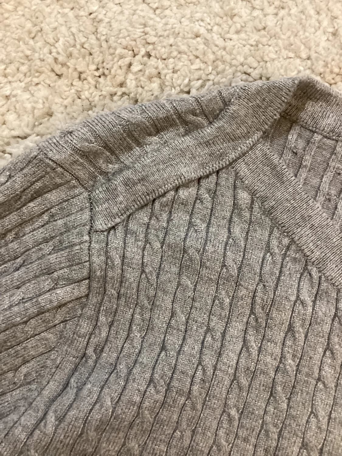 Pull Fin Torsá Tommy Hilfiger Beige Taupe Viscose/Nylon Col Rond – Femme – Taille L