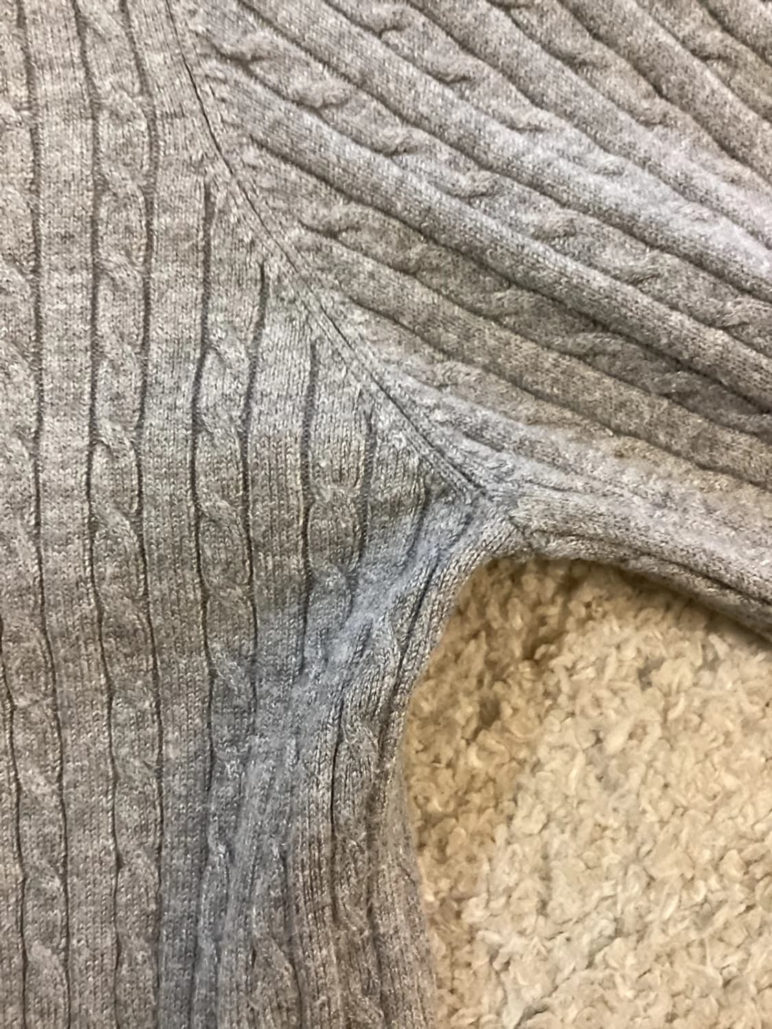 Pull Fin Torsá Tommy Hilfiger Beige Taupe Viscose/Nylon Col Rond – Femme – Taille L