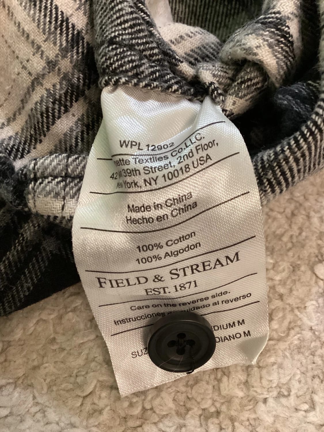 Chemise Field & Stream M - Très Bon État