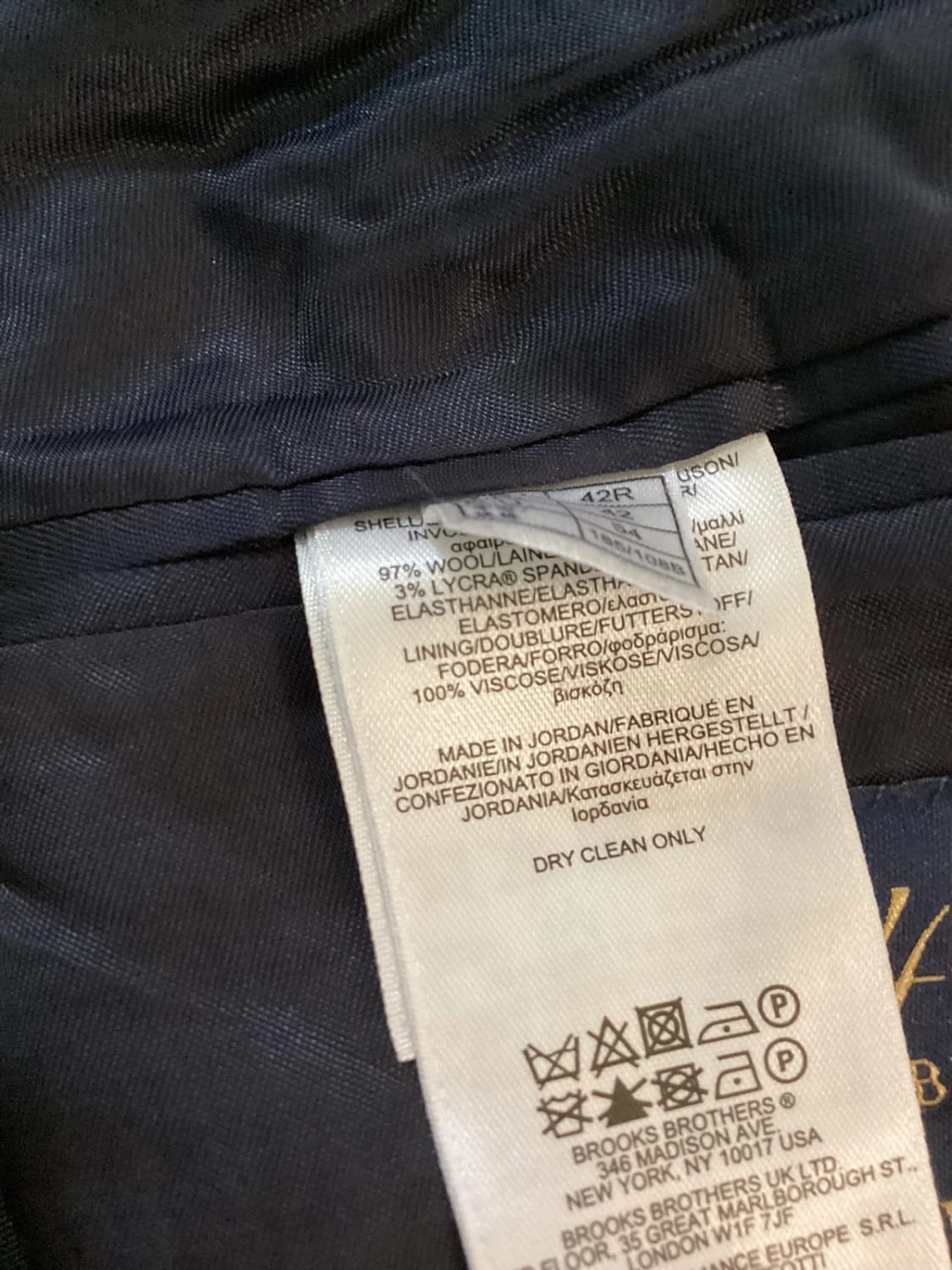 Blazer Brooks Brothers 42R (L) - Très Bon État