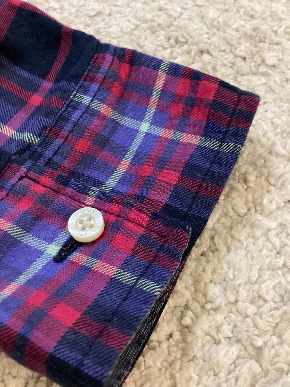 🌈 Chemise Flanelle Tommy Hilfiger Carreaux Multicolore - L/G
