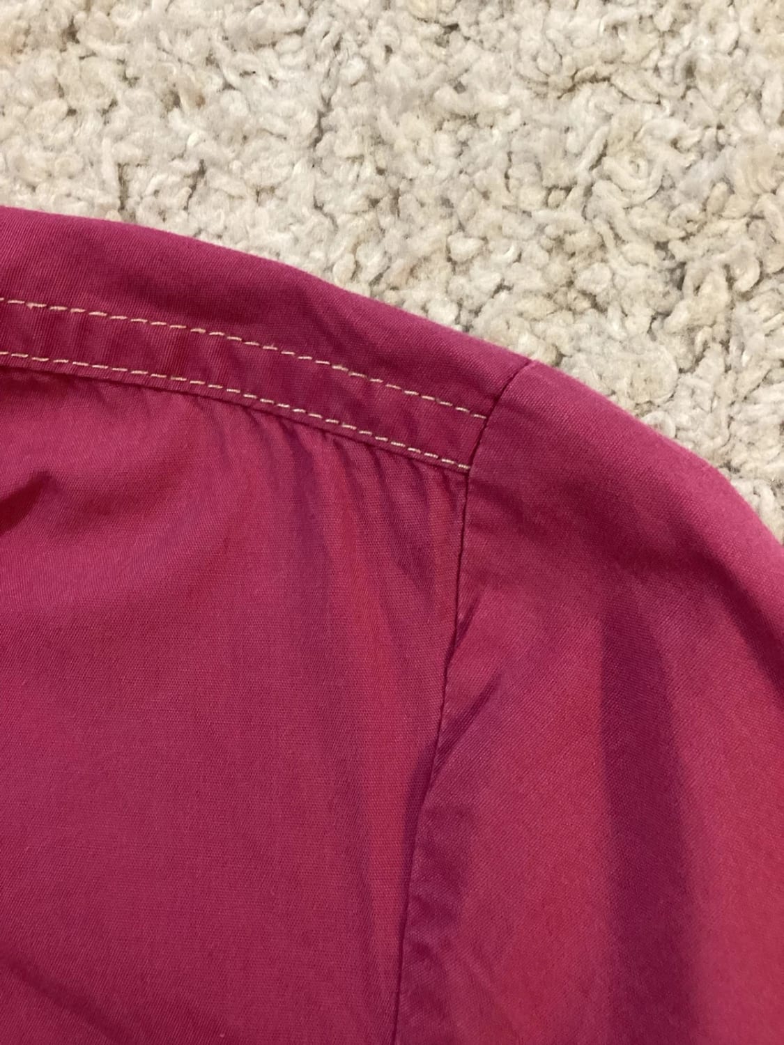 💖 Chemise Tommy Hilfiger Fuchsia Uni - Taille M - Coton