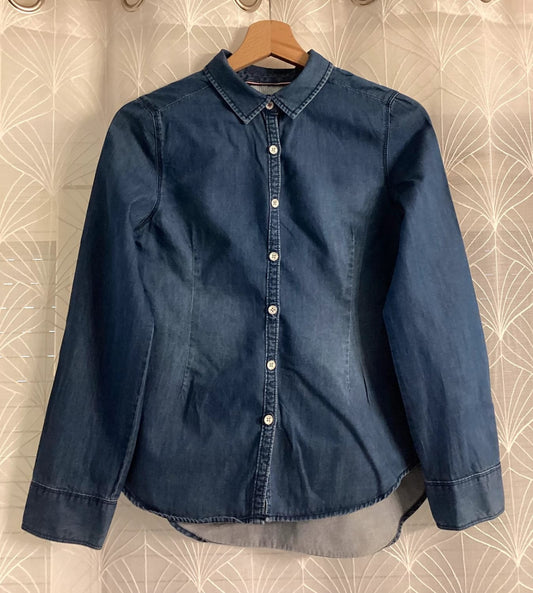 👖 Chemise Tommy Hilfiger Jeans pour Fille - Taille 12A-14A - Bleu