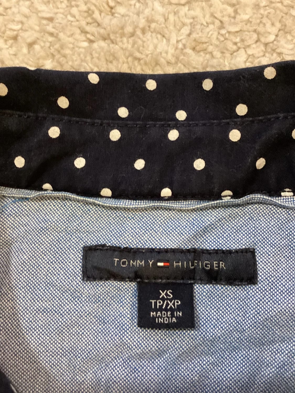 Robe Tommy Hilfiger Bleue - Taille XSTP