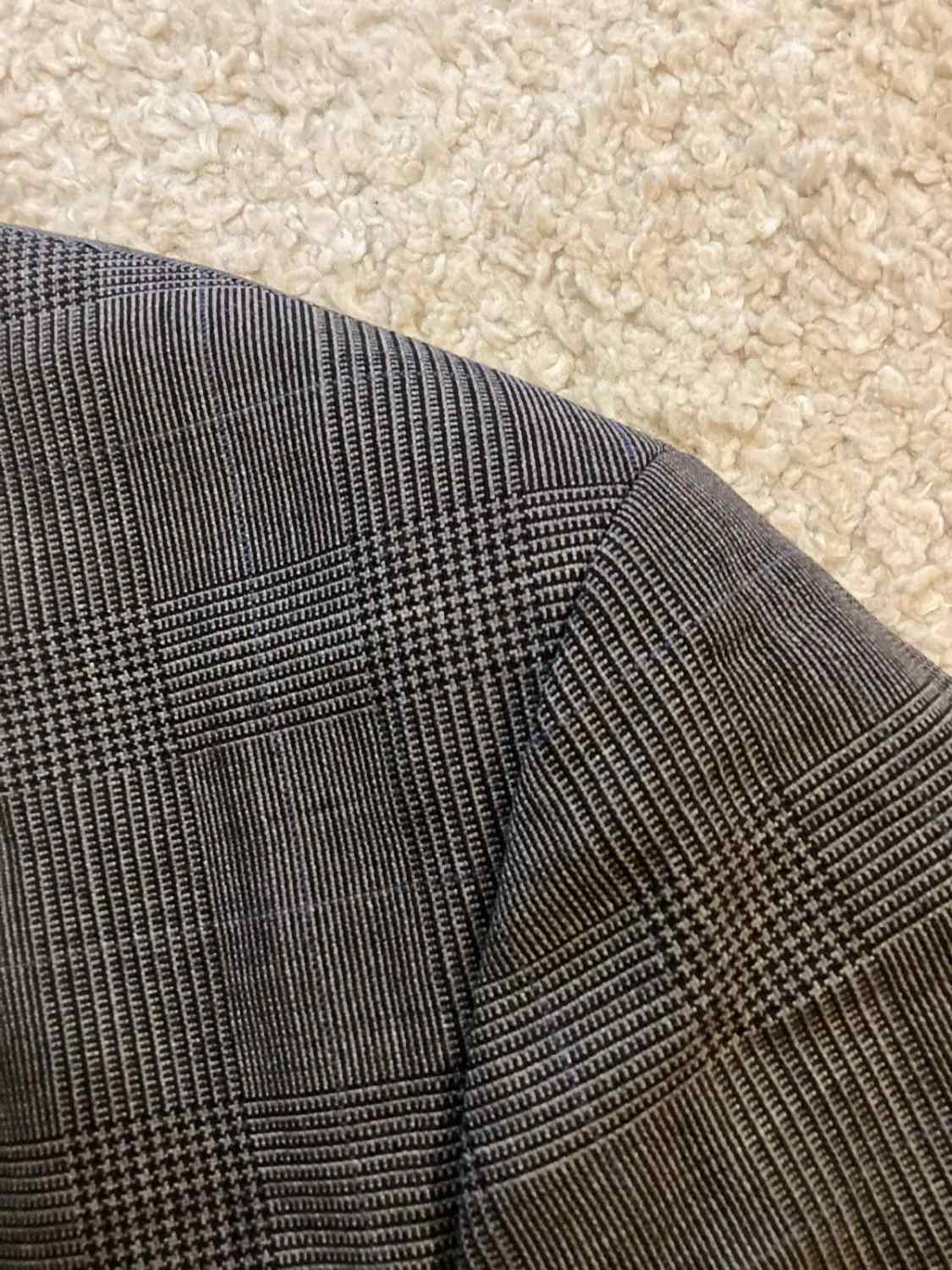 🧥 Blazer Brooks Brothers - Carreaux Gris - Taille L(42S) - Laine/Lycra