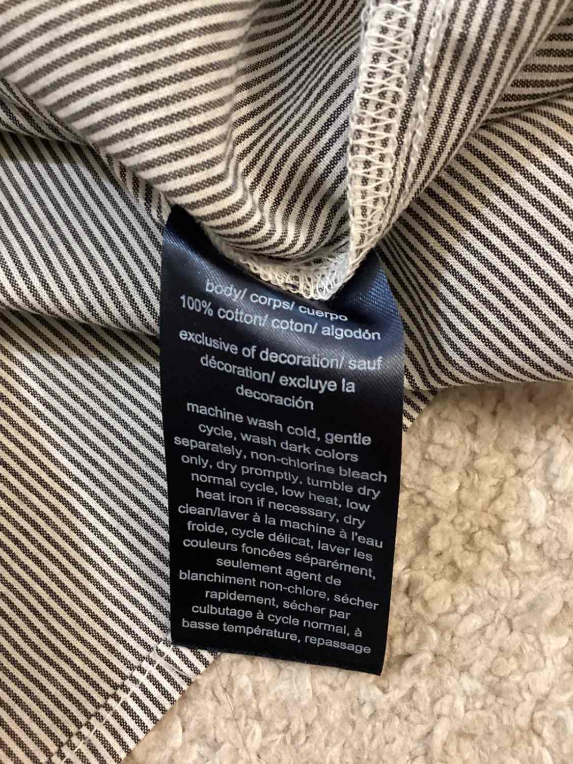 Camicia Tommy Hilfiger a Righe Bianco & Grigio - S/P