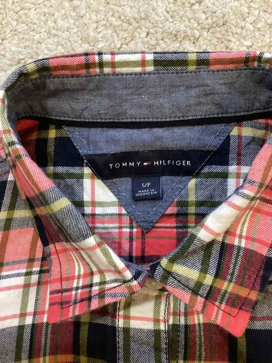🌈 Chemise Tommy Hilfiger Carreaux Multicolore Sombre - S/P