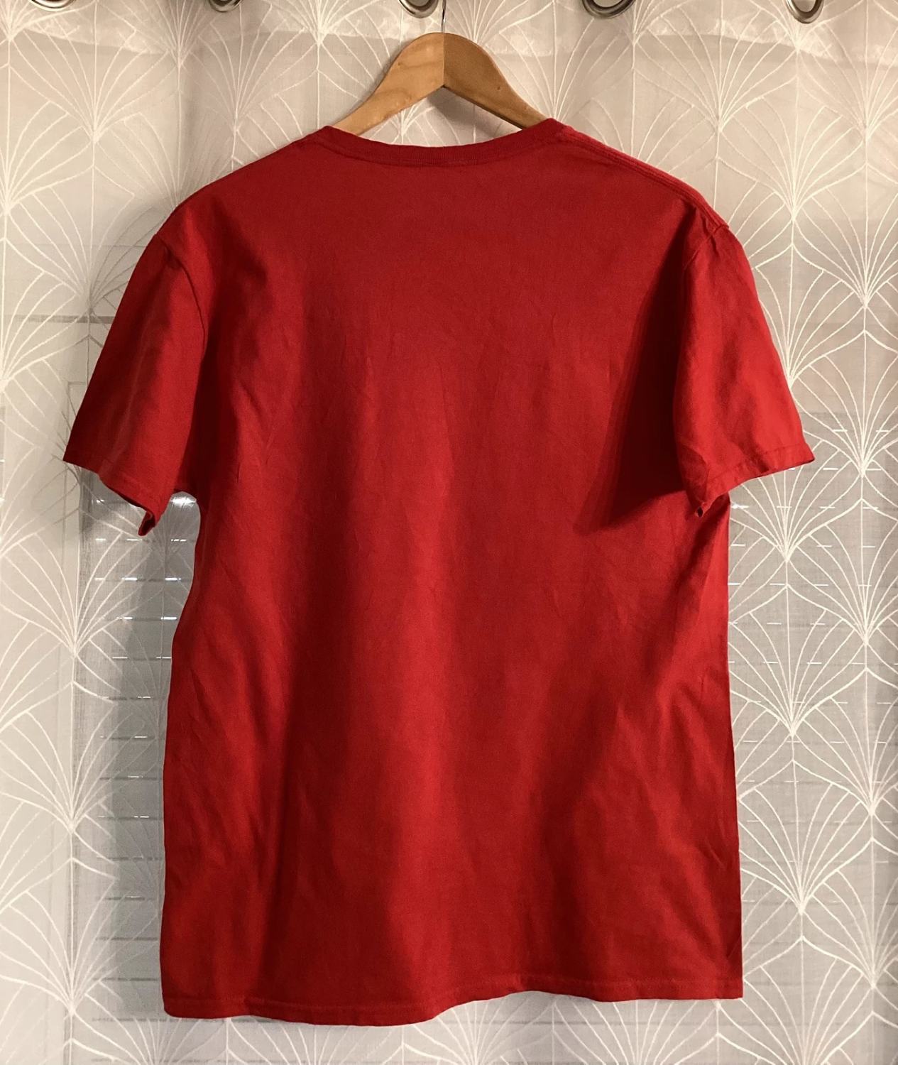 🐭 T-shirt Disney Mickey Mouse Rouge Vif - Taille M - Coton